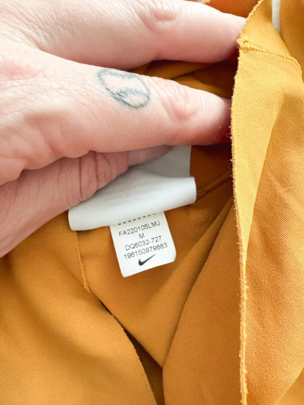 Nike Dri-FIT Orange Tank with Built-In Bra